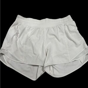 Women's White lululemon Athletic Shorts